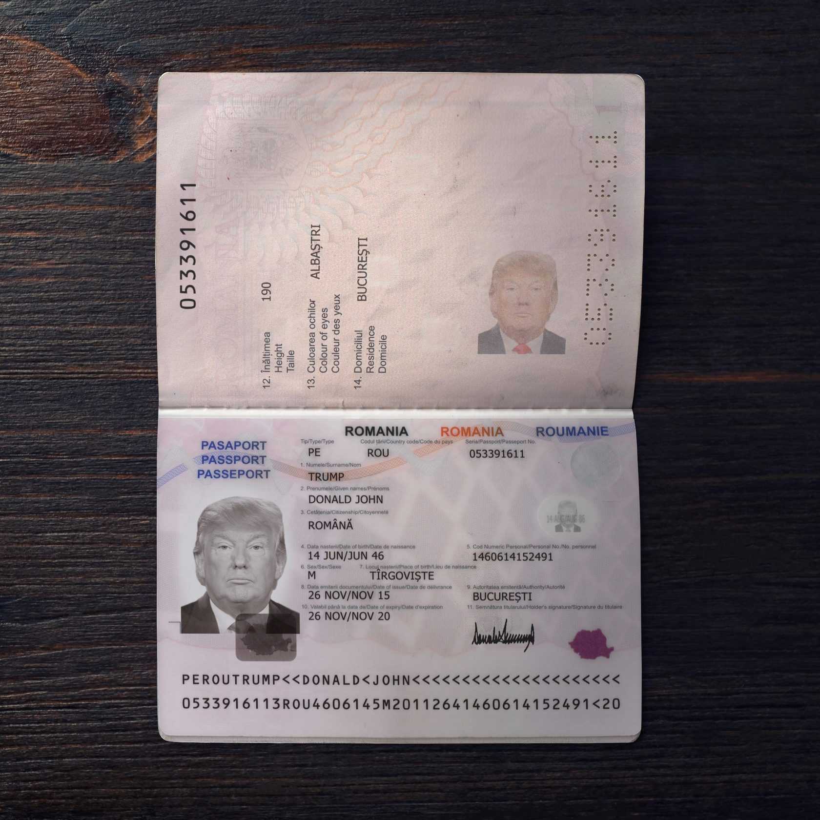Romania Passport 2008+ PSD2