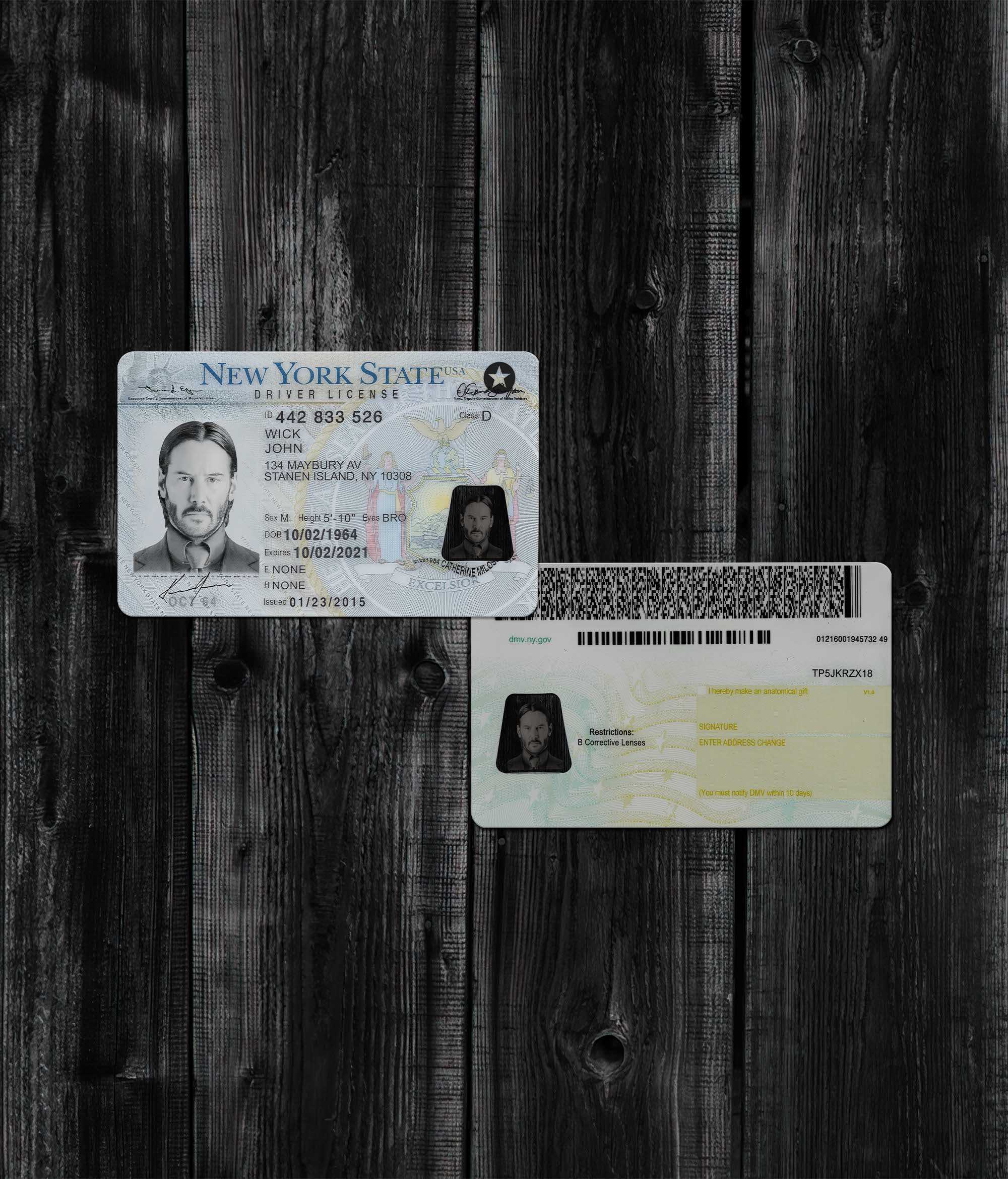 New York Driver License NEW2