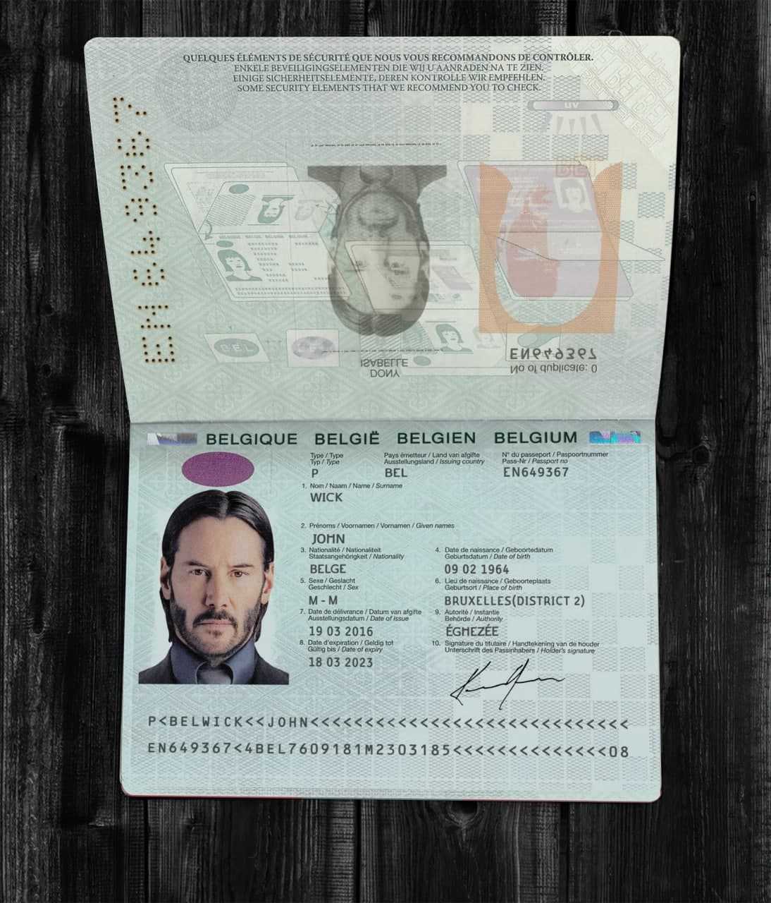 Belgue Passport 2014+ PSD2