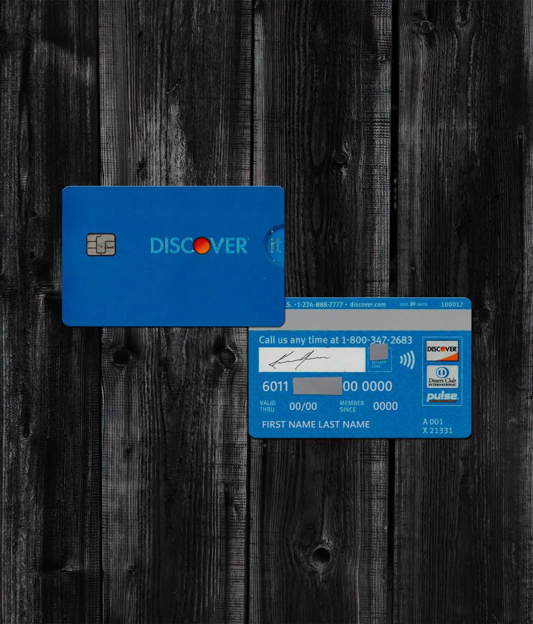 United States of America Credit Card Template2